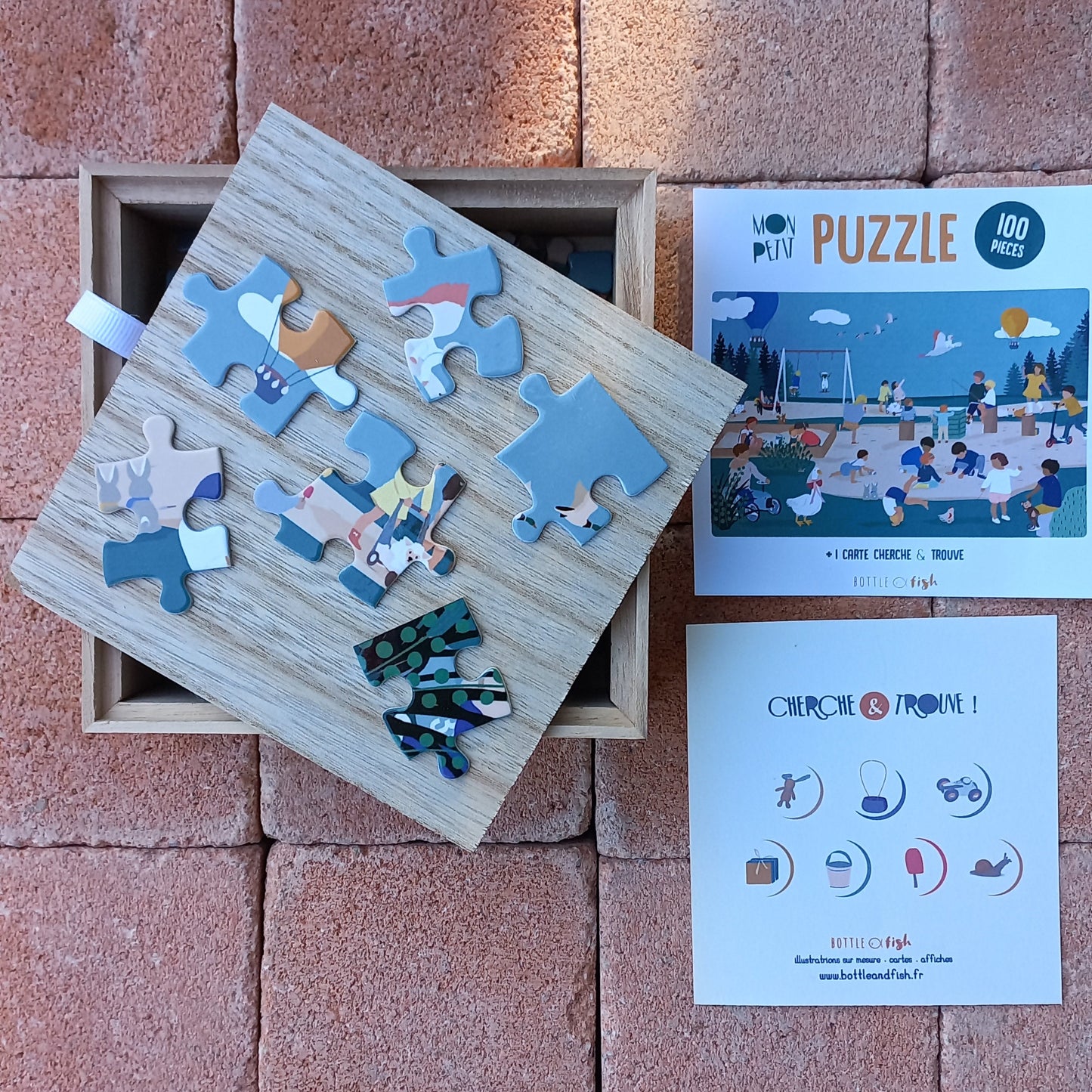 Puzzle "L'été au parc" 100 pièces