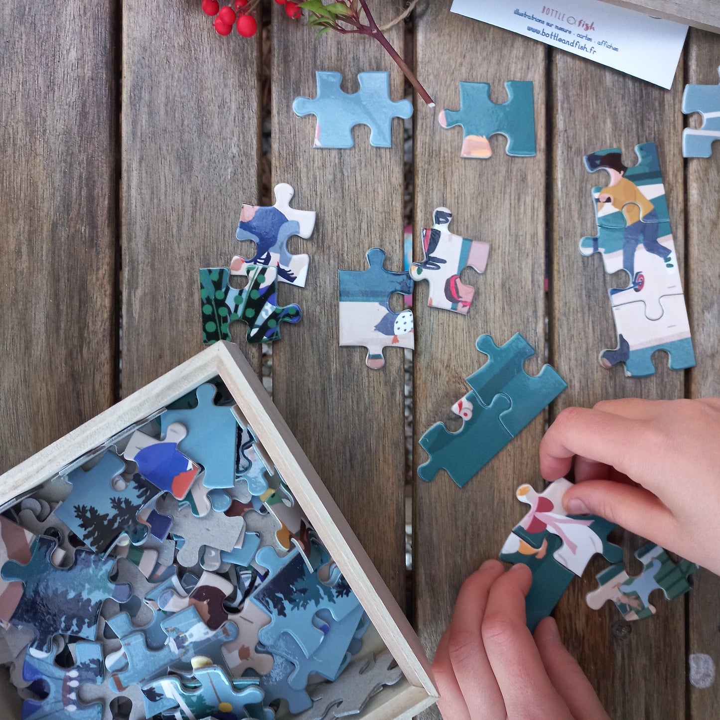Puzzle "L'été au parc" 100 pièces