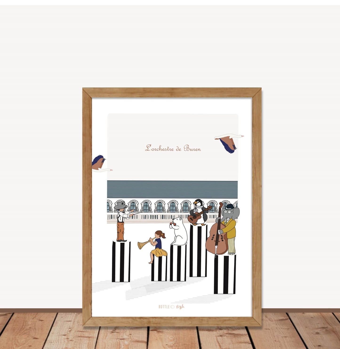 Affiche Les colonnes de Buren