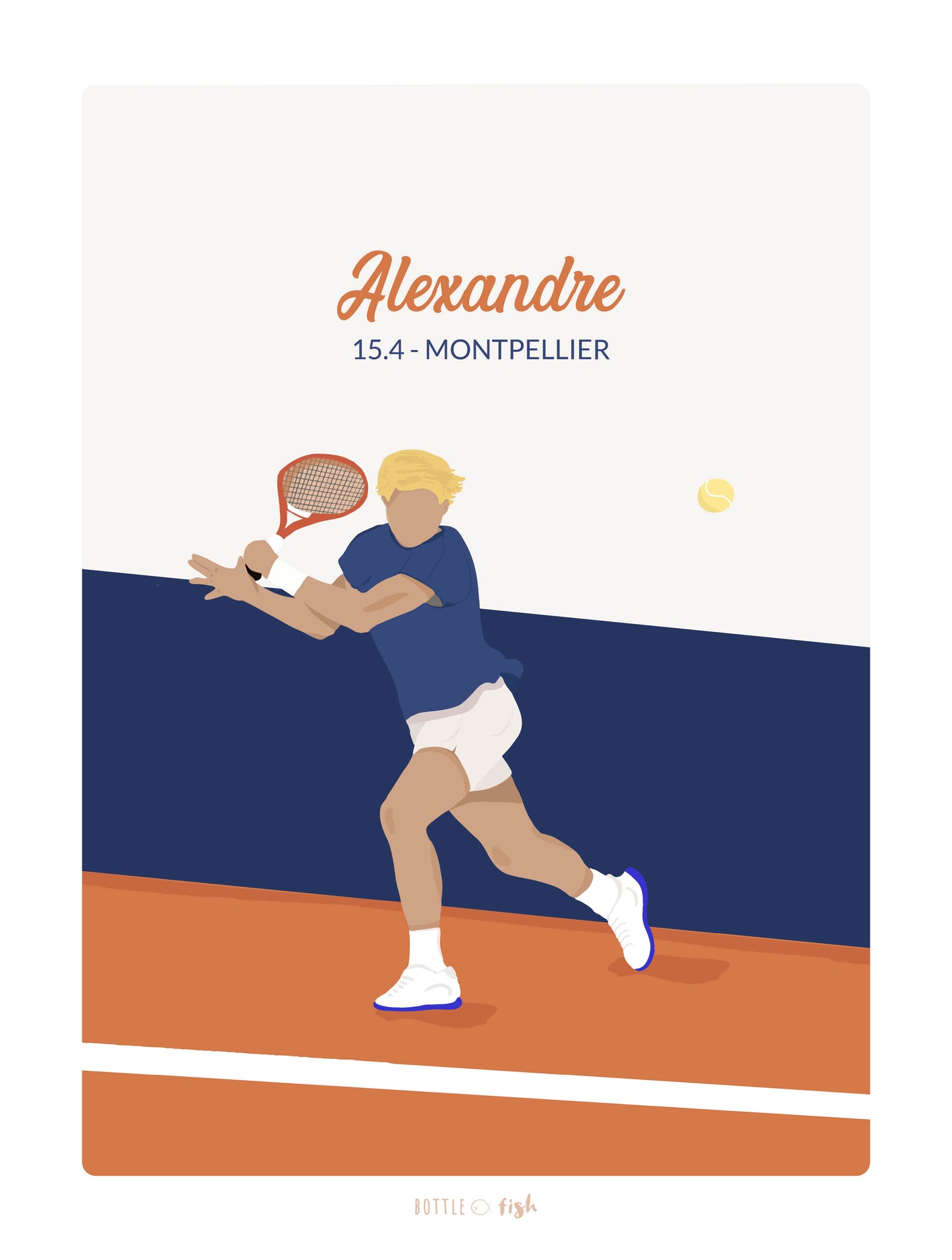 Affiche Grand Sportif Tennis