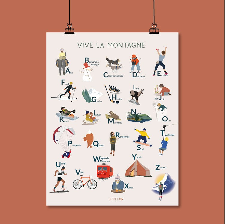 Abécédaire Vive la Montagne
