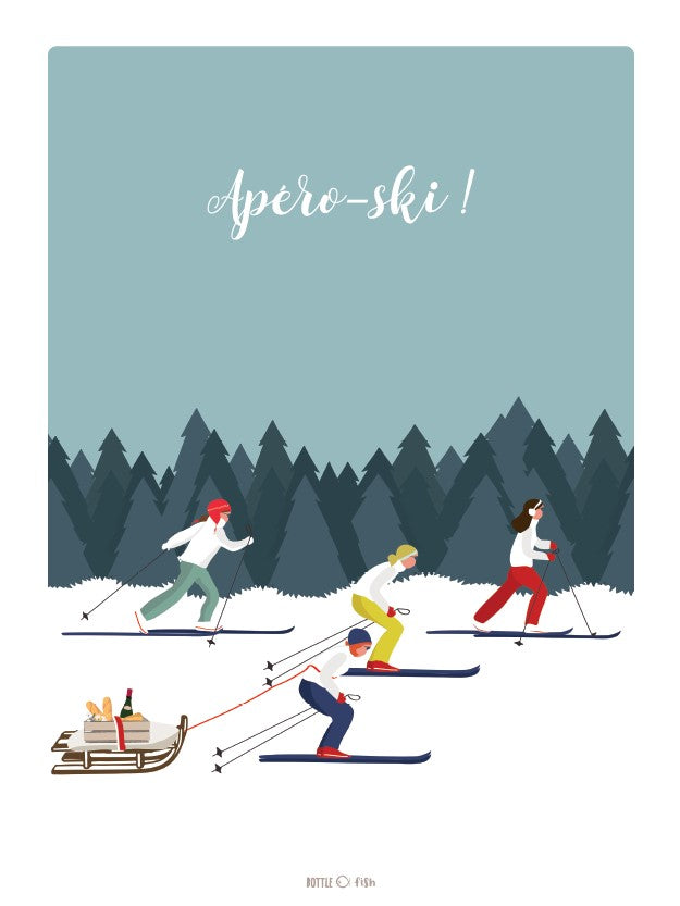 Affiche Apéro Ski