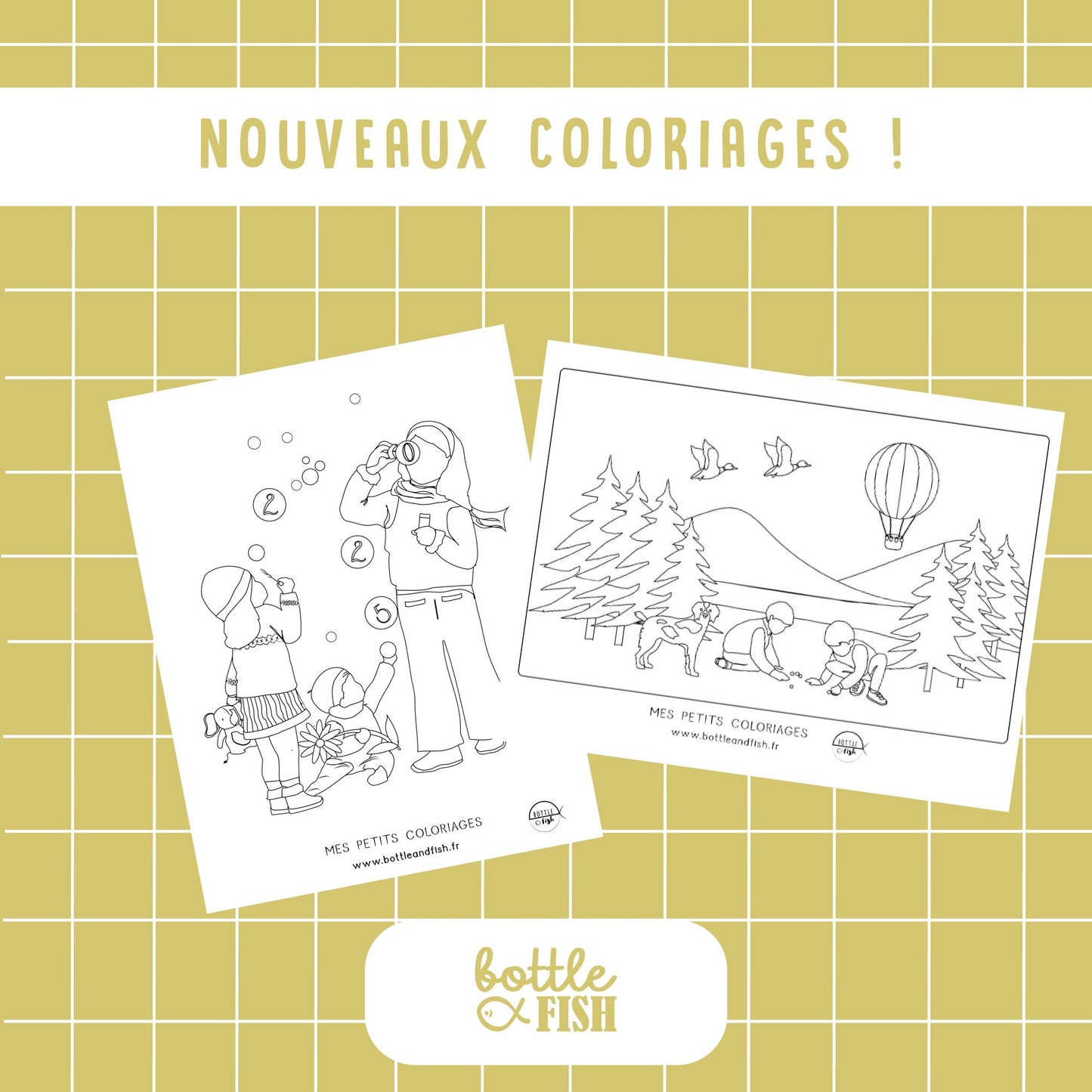 Coloriage L'été au parc