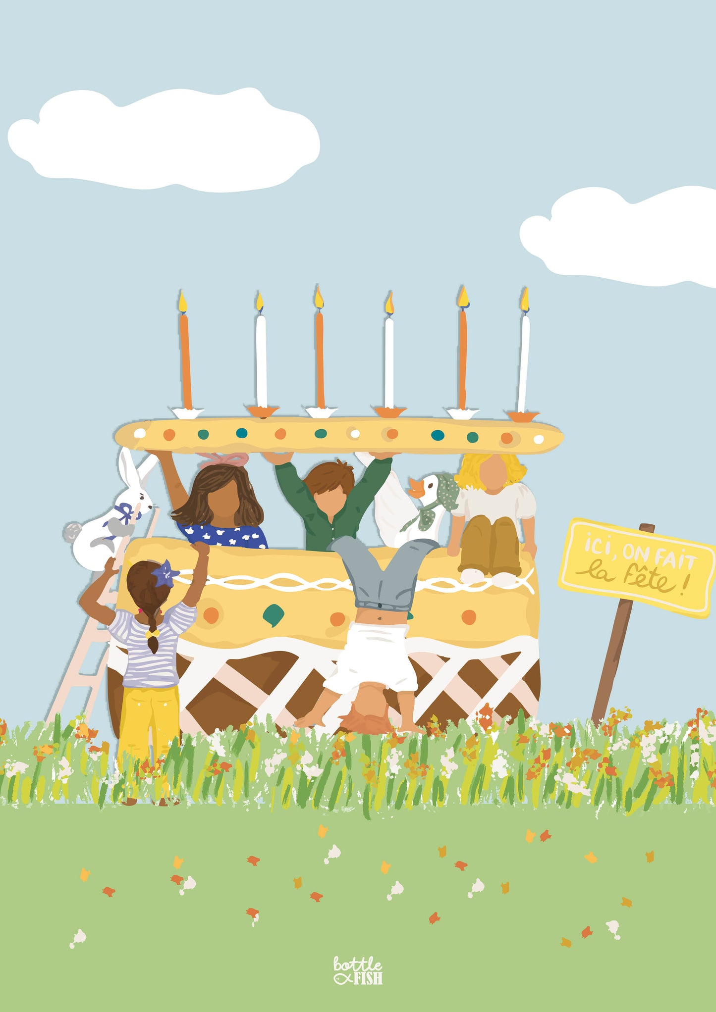 Affiche Fête d'anniversaire