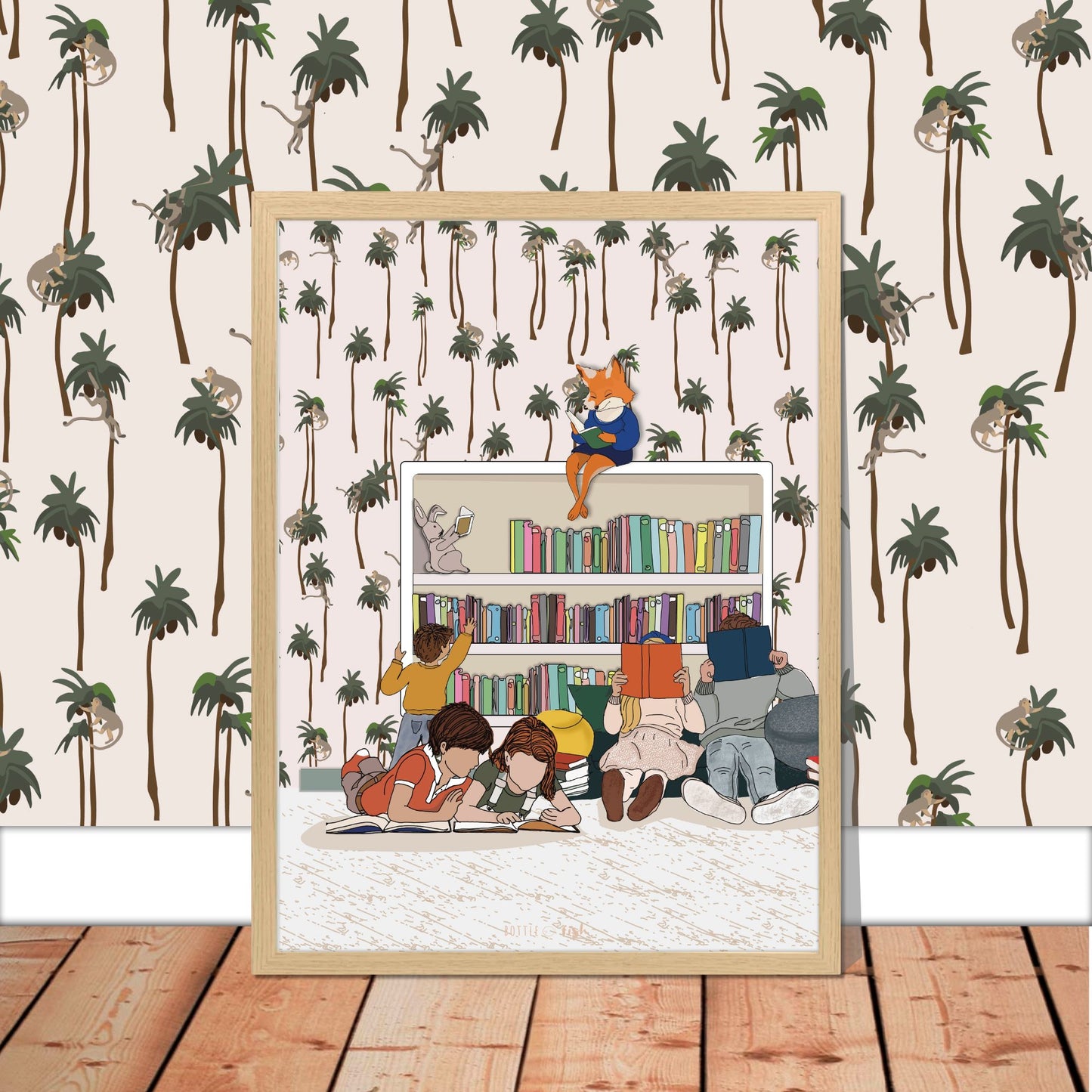 Affiche Les petits lecteurs