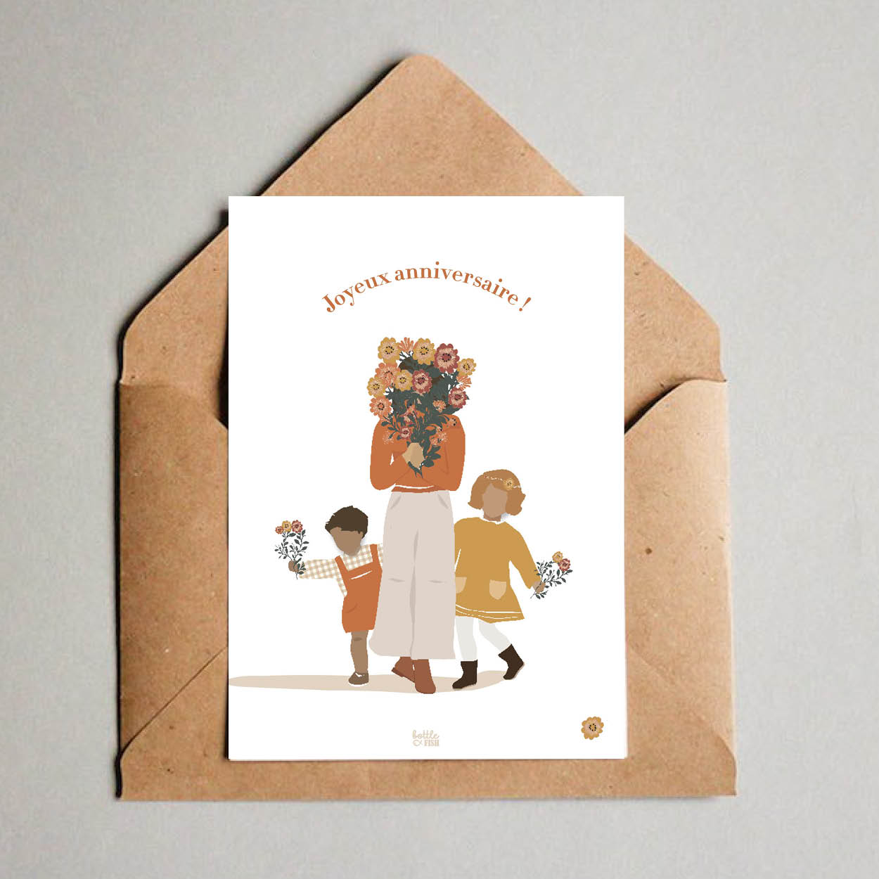 Carte Anniversaire automne