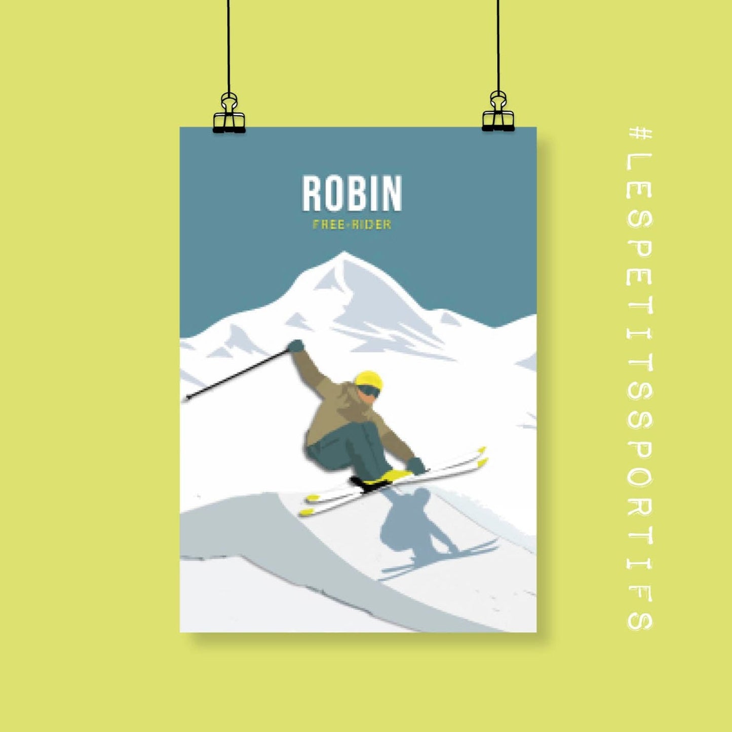 Affiche Grand Sportif Ski