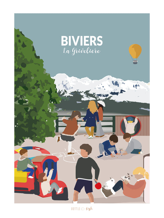 Affiche Biviers, la Grivelière
