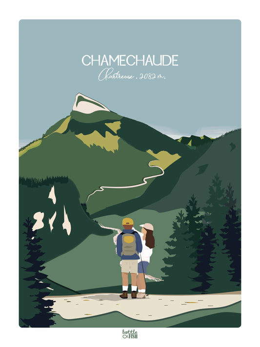 Affiche Chamechaude en été