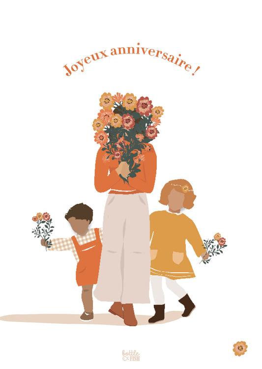 Carte Anniversaire automne
