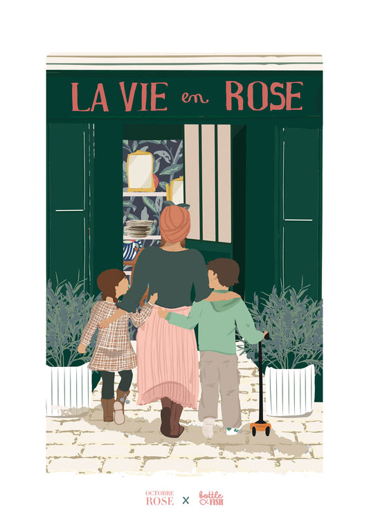 Carte Octobre Rose Enfants