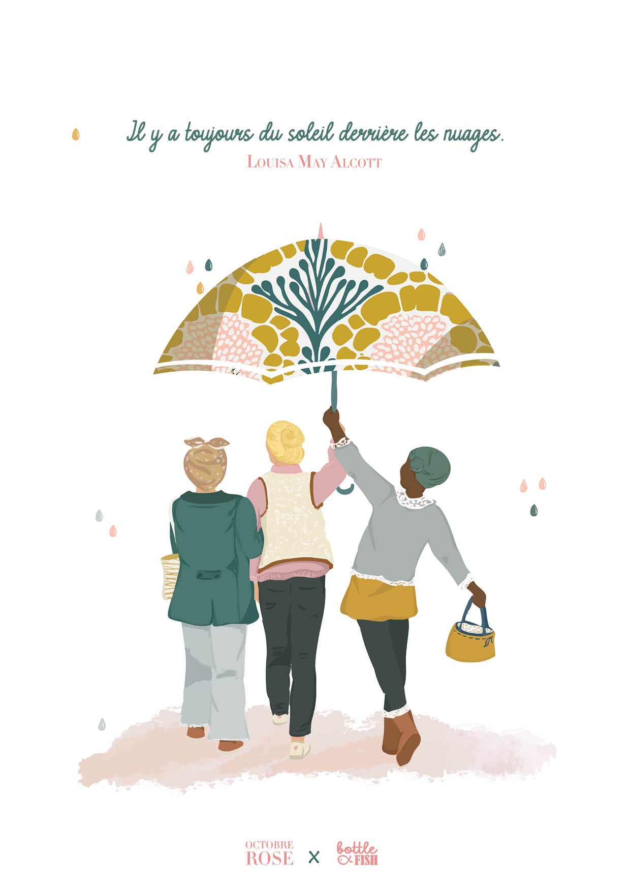 Carte Octobre Rose Femmes