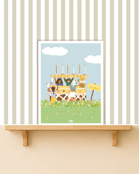 Affiche Fête d'anniversaire