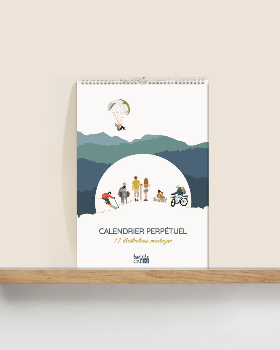 Calendrier perpétuel Montagne