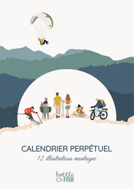 Calendrier perpétuel Montagne