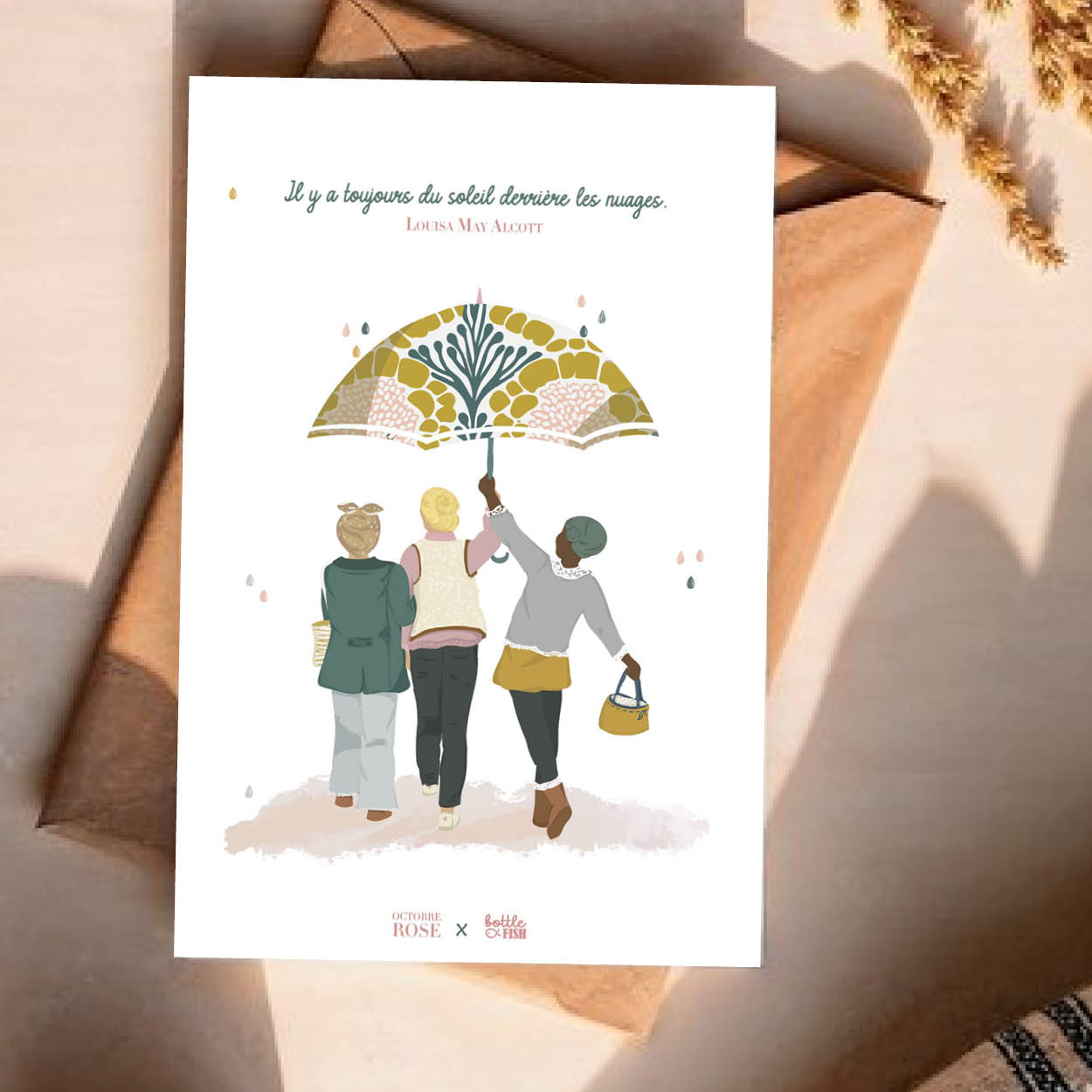 Carte Octobre Rose Femmes