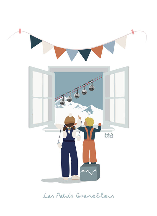 Carte Petits grenoblois en hiver